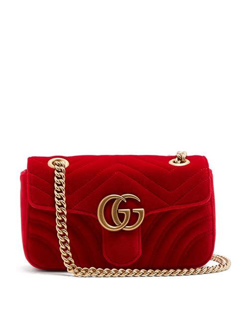 red gucci marmont|red Gucci Marmont bag.